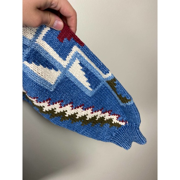 Ruff Hewn Vintage Knit Sweater Crewneck Tribal Blanket Pattern - L - Picture 10 of 15